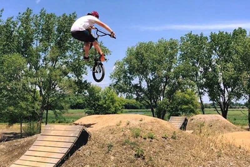 Biker at Big Marsh